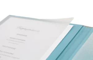 Speisekarten mit Folien zum Menü einschieben bei Gastrotopcard kaufen