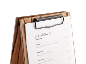 Chartboard mit einzelnen Blättern befüllt bei Gastrotopcard kaufen