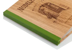 Speisekarten mit extra Rücken in grün bei Gastrotopcard kaufen