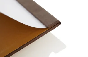 Menuboards mit Magnetleiste aus braunem Leinen kaufen bei Gastrotopcard
