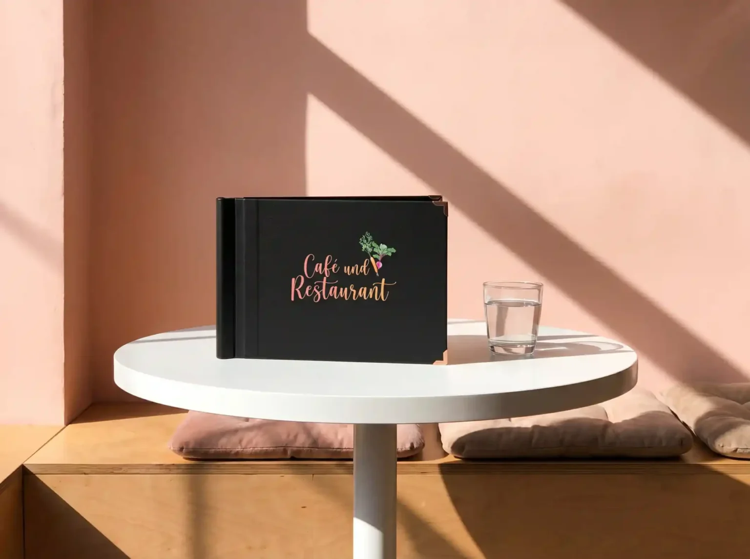Speisekarte Quickfix quer in schwarz kaufen bei Gastrotopcard