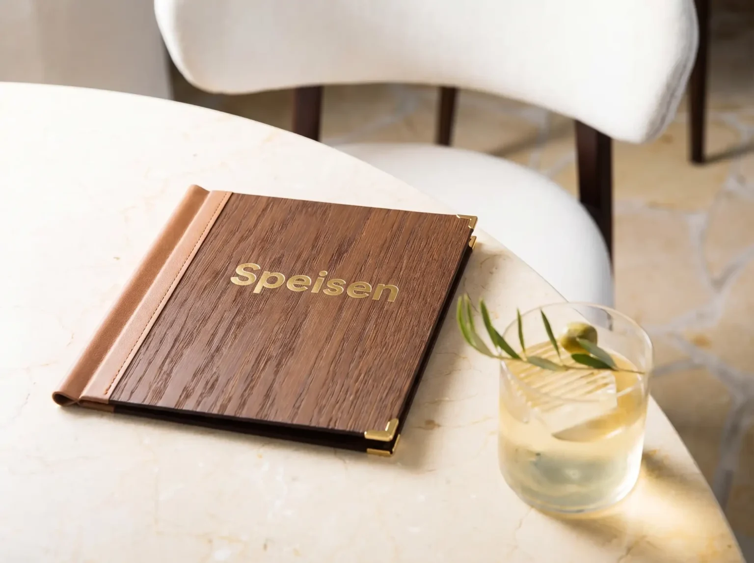 Speisekarte Quickfix aus Holz bei Gastrotopcard kaufen