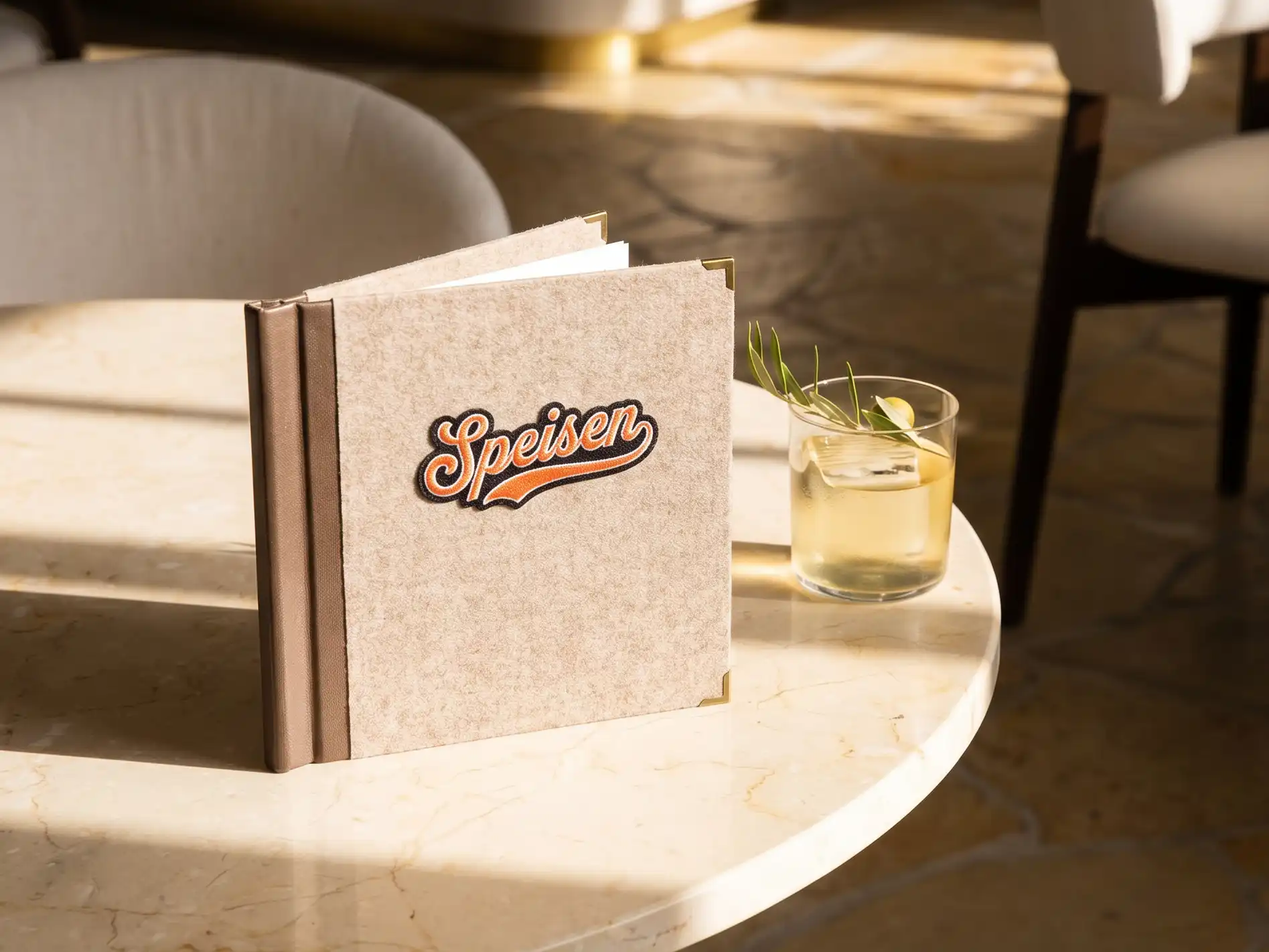 Speisekarte Quickfix aus Holz in quadratisch bei Gastrotopcard kaufen