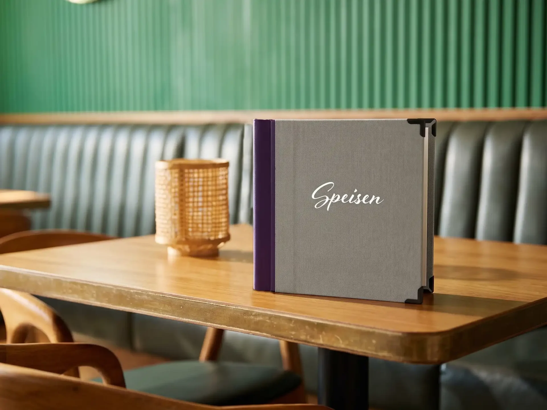 Speisekarte Quickfix in quadratisch mit Klemmrücken bei Gastrotopcard kaufen