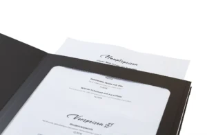 Speisekarten mit Kartoneinschub bei Gastrotopcard kaufen