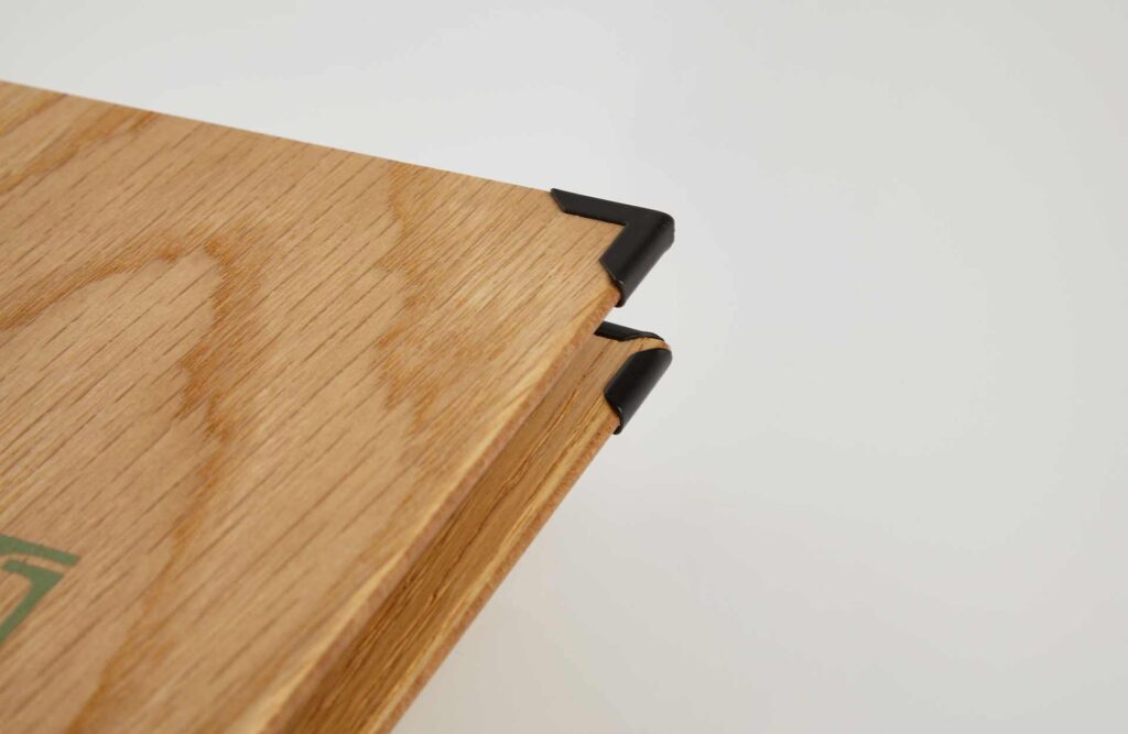 Gastrotopcard Speisekarte aus Holz Quickfix Woody