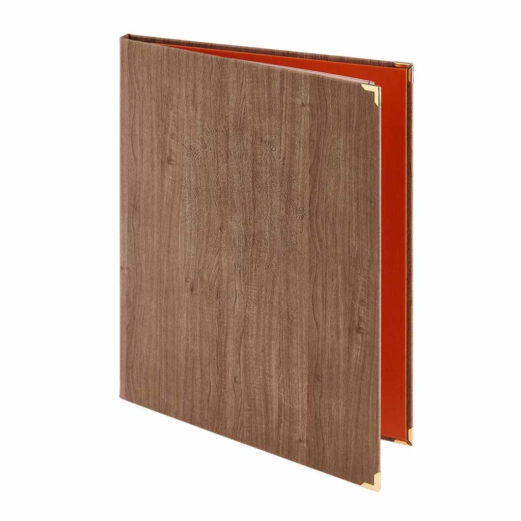 Gastrotopcard menu Kordesso soft leather