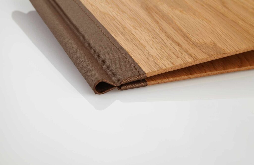 Speisekarte Klemmkarte aus Holz Eiche