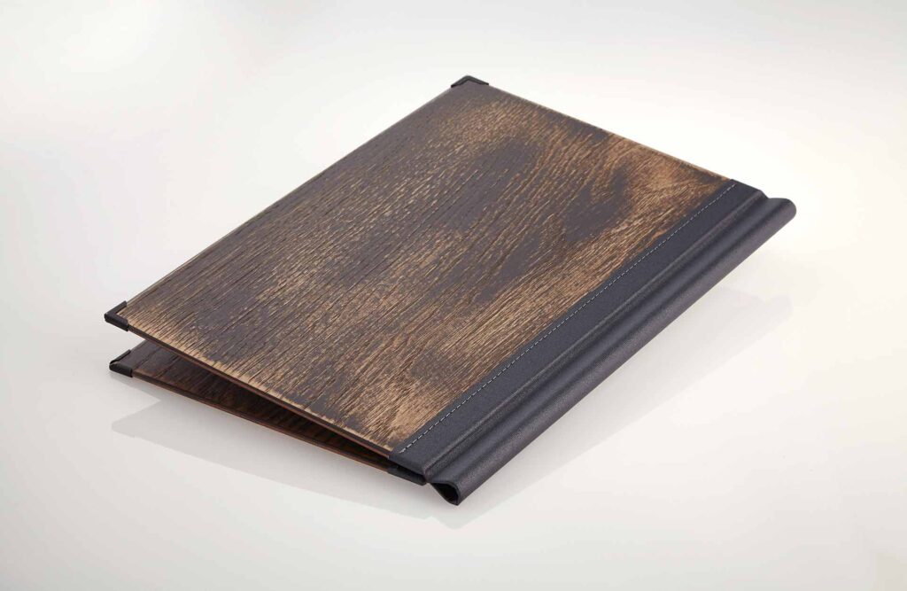 Gastrotopcard Speisekarte Quickfix Woody Vintage