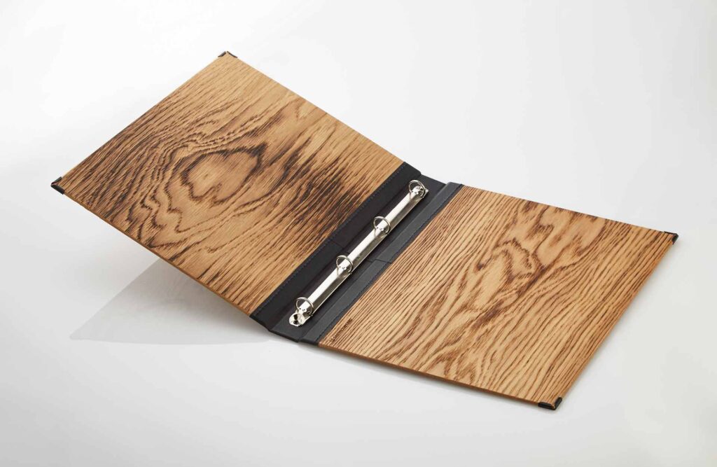 Gastrotopcard Speisekarte Zimmermappe Royal Woody