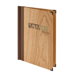 Gastrotopcard Speisekarte aus Holz Quickfix Woody