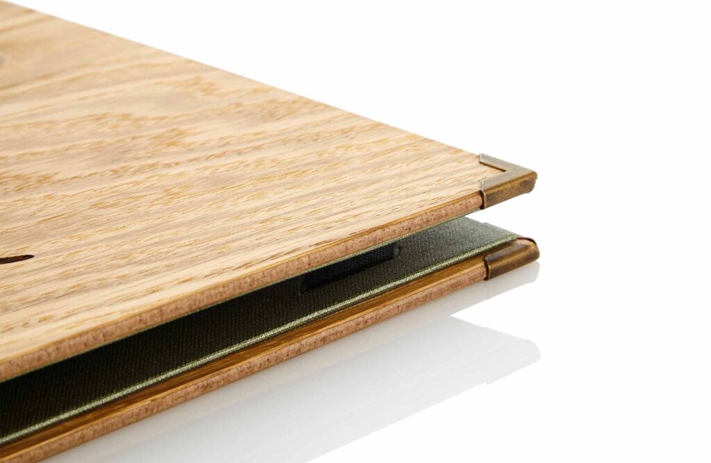 Speisekarte Tagesmenü aus Holz