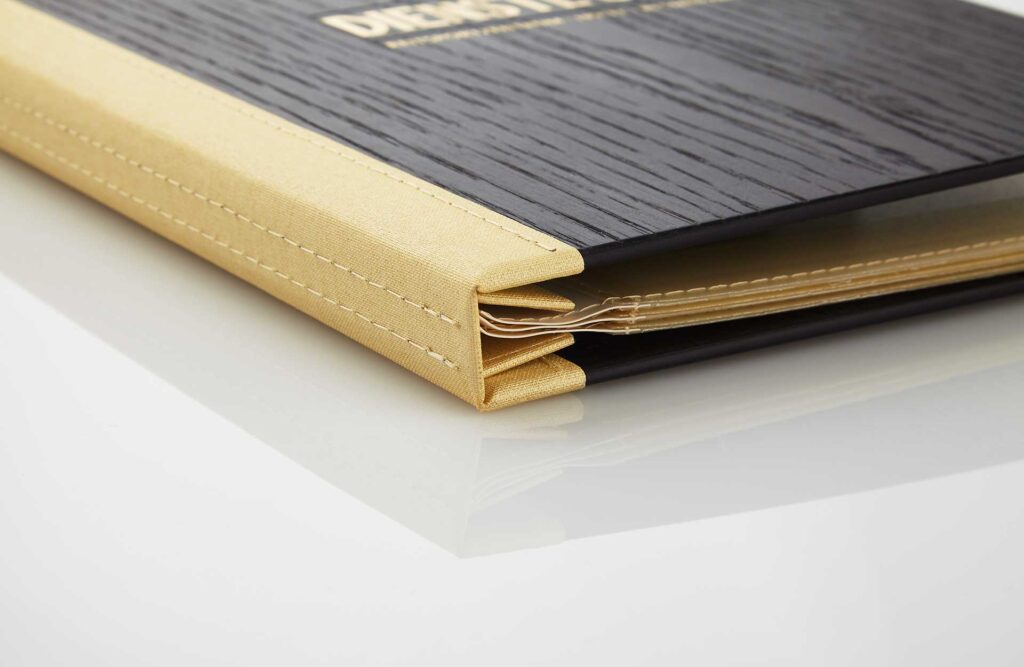 Gastrotopcard Speisekarte Finesso Schraubleiste Woody