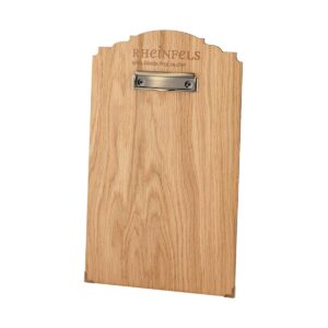 Gastrotopcard Speisekarten MG  Menuboard Klemme Woody