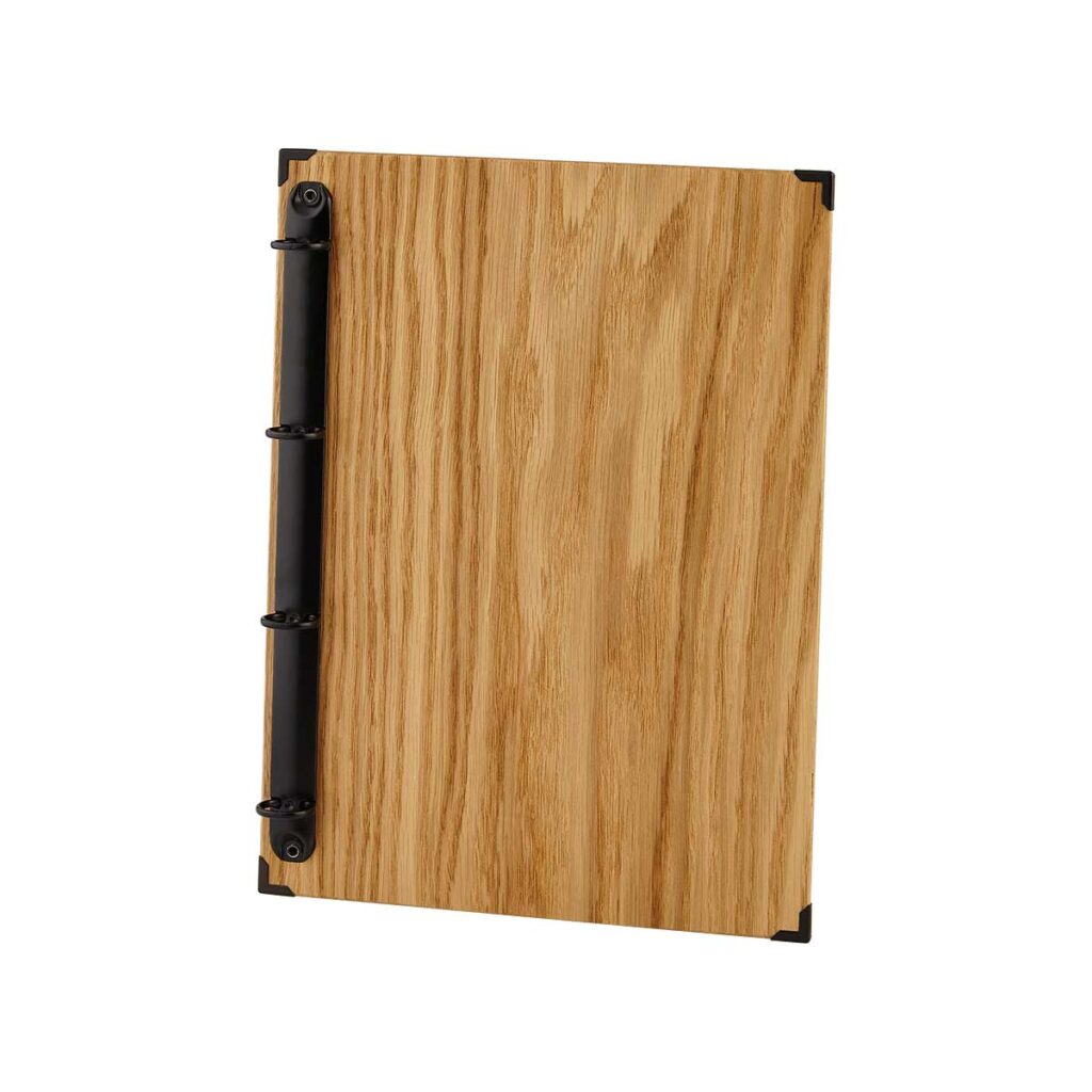 Gastrotopcard Speisekarten MG  Menuboard Ringmechanik Woody
