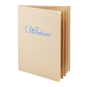 Gastrotopcard Menu Signmaster Premium Médicis en beige