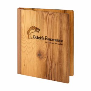 Gastrotopcard Speisekarten MG  Zimmermappe Royal Woody