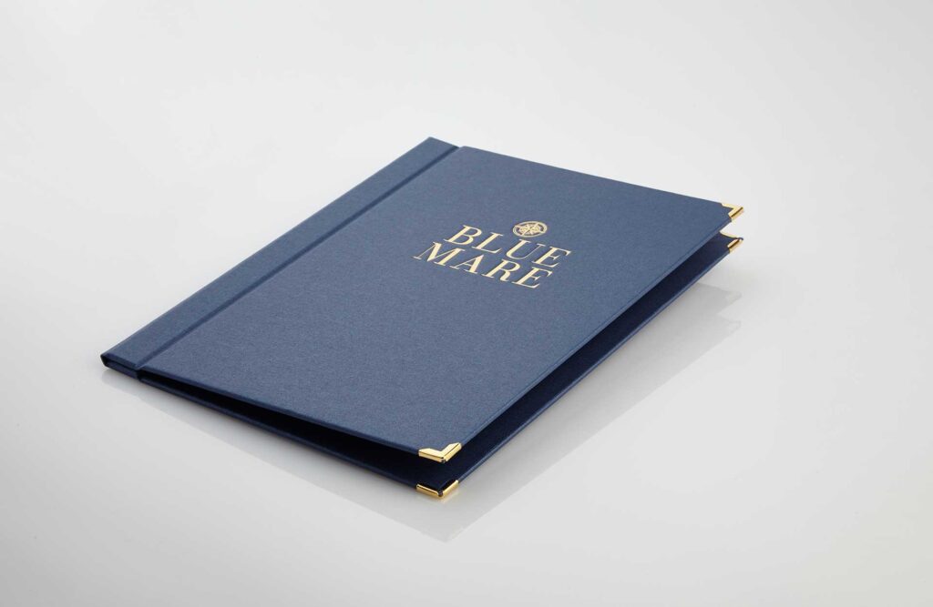 Gastrotopcard menu Magnetix made of Medici with magnetic spaces