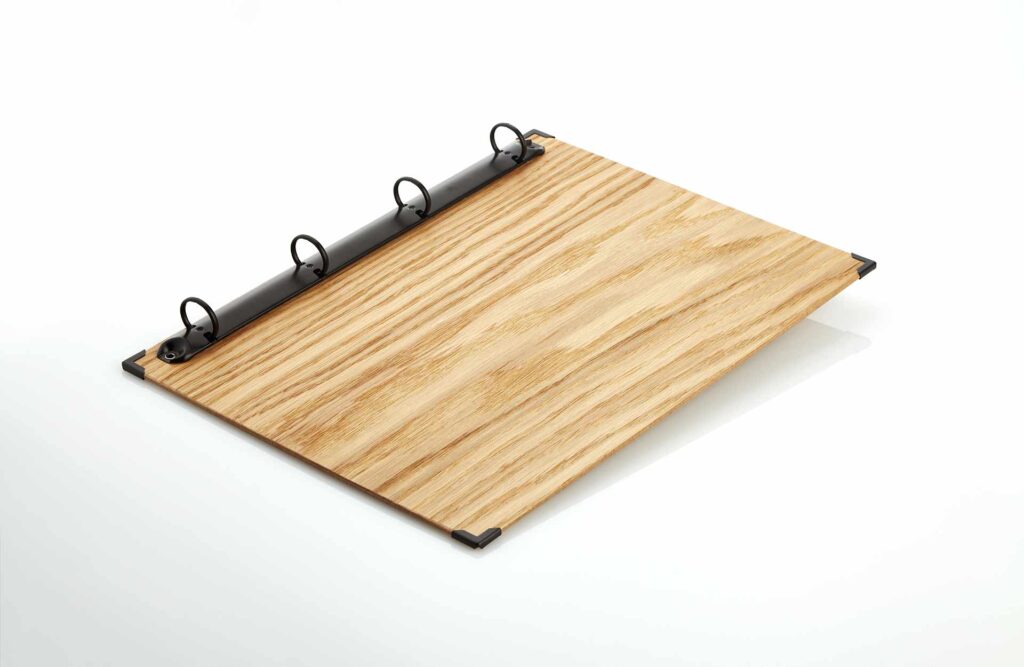 Gastrotopcard Speisekarten Menuboard Woody Ringmechanik MG