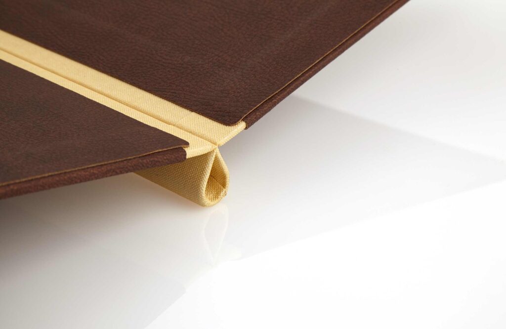 Gastrotopcard Speisekarten Quickfix Weichleder in Braun
