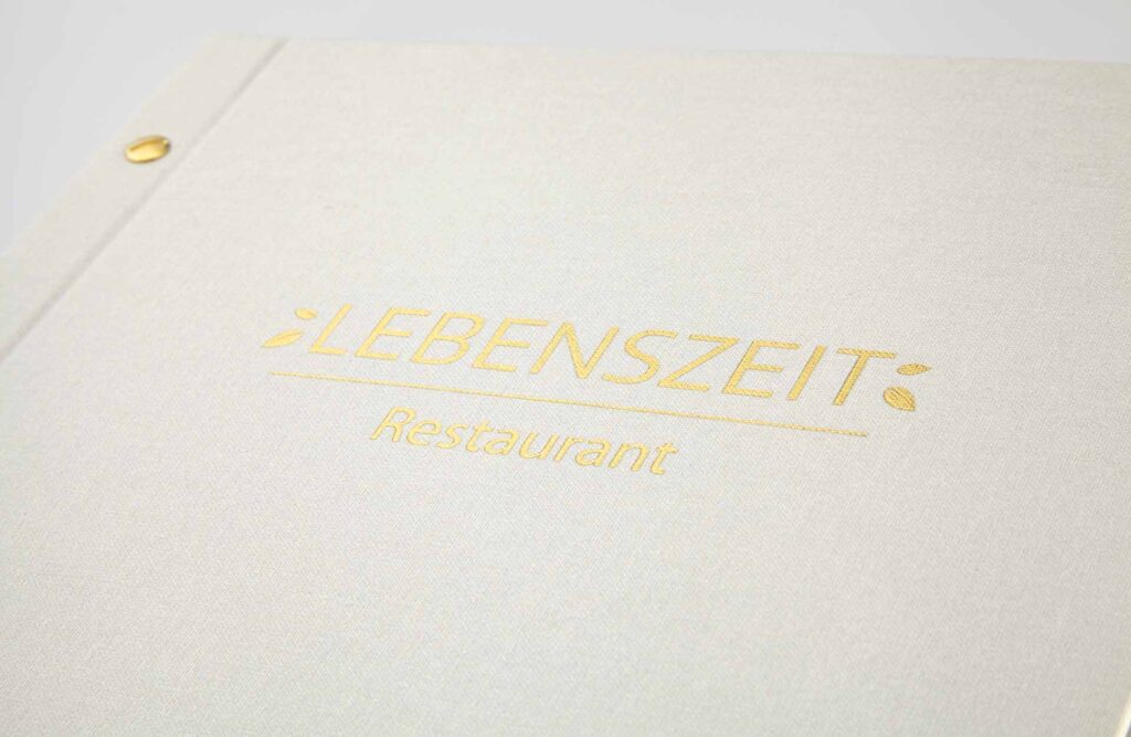 Gastrotopcard Speisekarten Select Schraubleiste Medici mit Magnetschnellspann