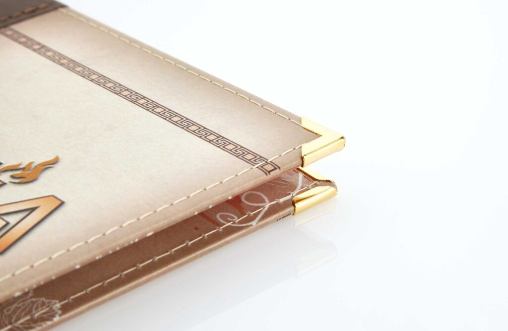 Gastrotopcard Speisekarte mit Printmotiv