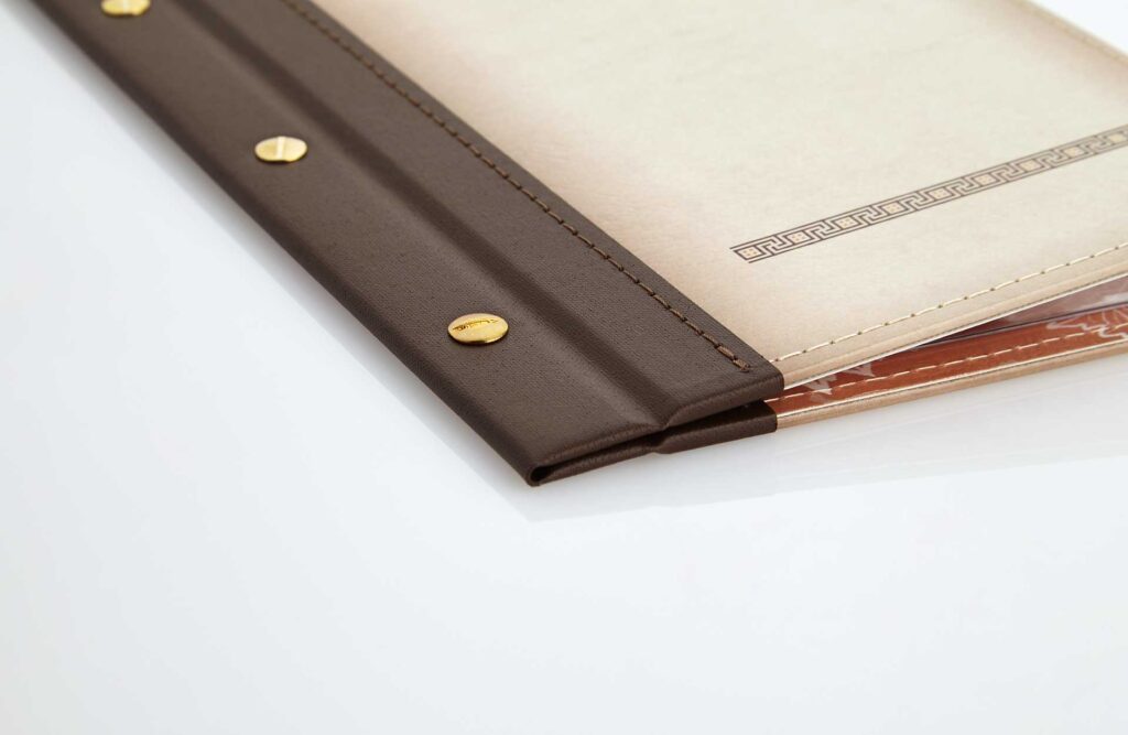 Gastrotopcard Speisekarte mit Printmotiv