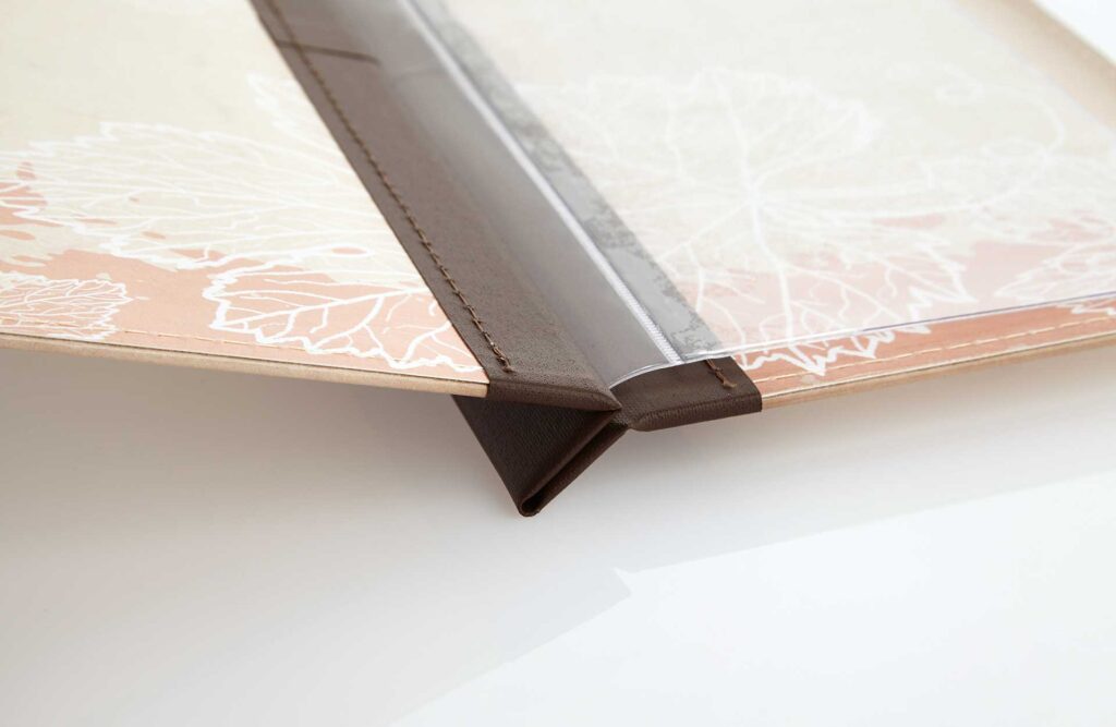 Gastrotopcard Speisekarte mit Printmotiv