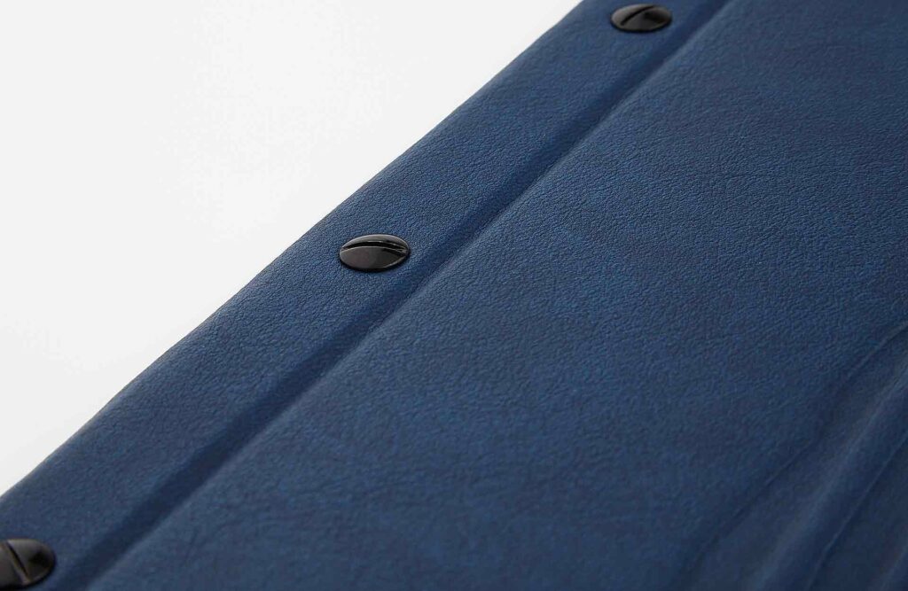Gastrotopcard Speisekarten Select Weichleder in Blau