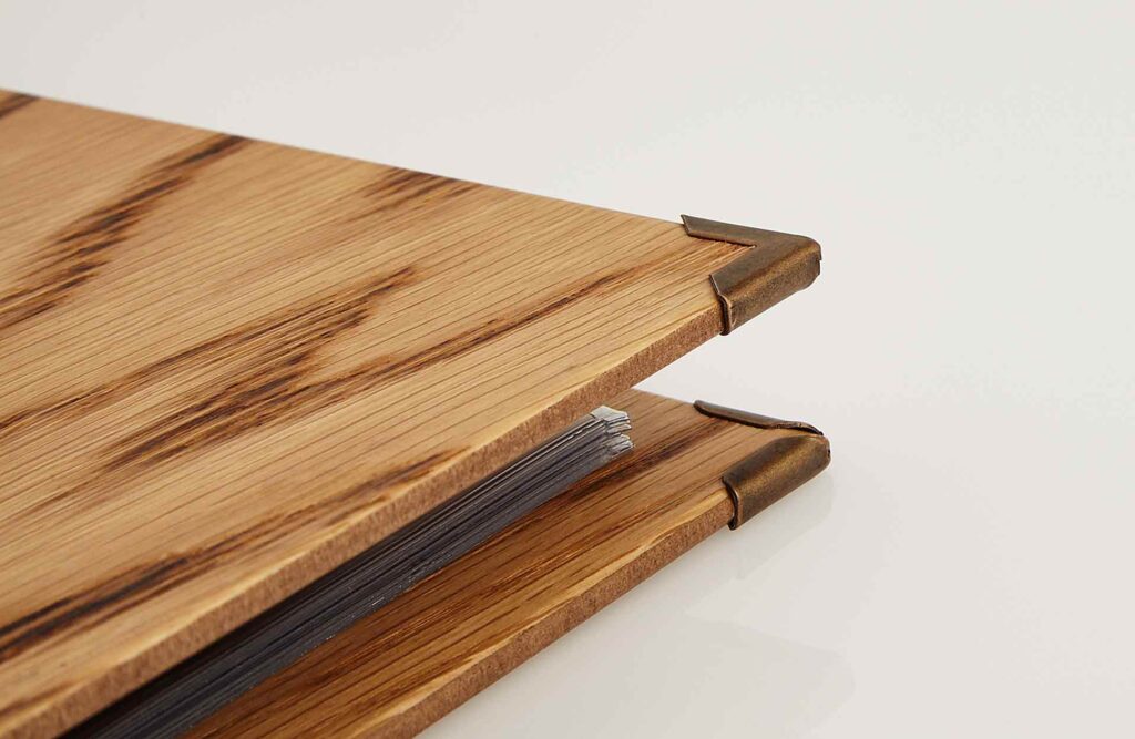 Gastrotopcard Speisekarten Select Woody Eiche geflammt