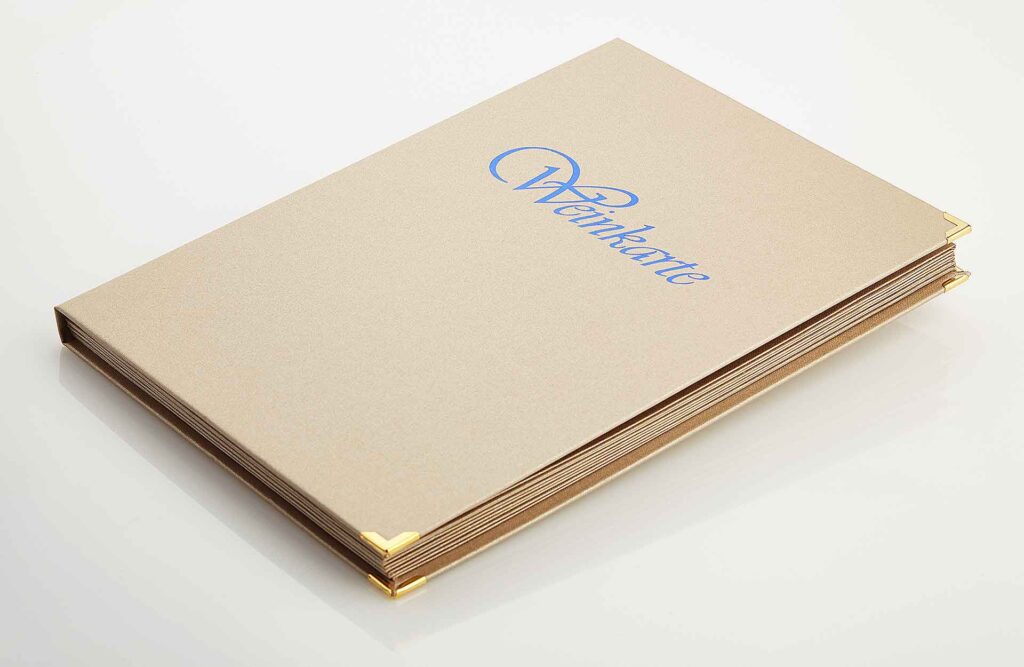Gastrotopcard Speisekarten Signmaster Premium Medici in Beige