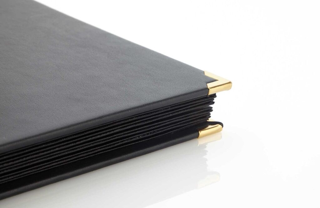 Gastrotopcard Speisekarten Signmaster Premium Weichleder MG