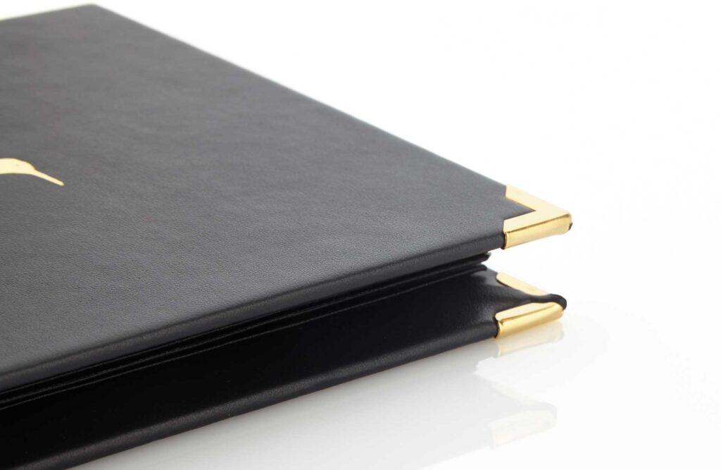 Gastrotopcard Speisekarten Signmaster Premium Weichleder MG
