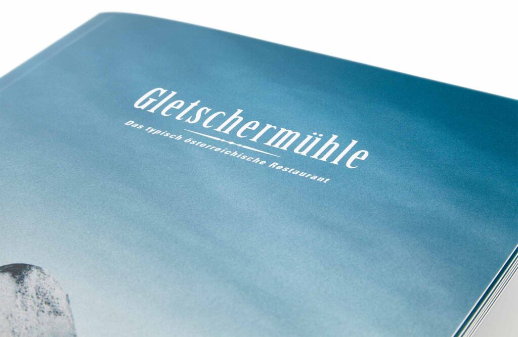 Menu avec un motif d&#39;impression individuel