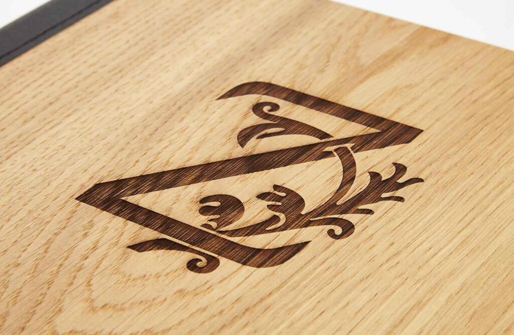 Gastrotopcard Speisekarten Zimmermappe Royal Woody MG
