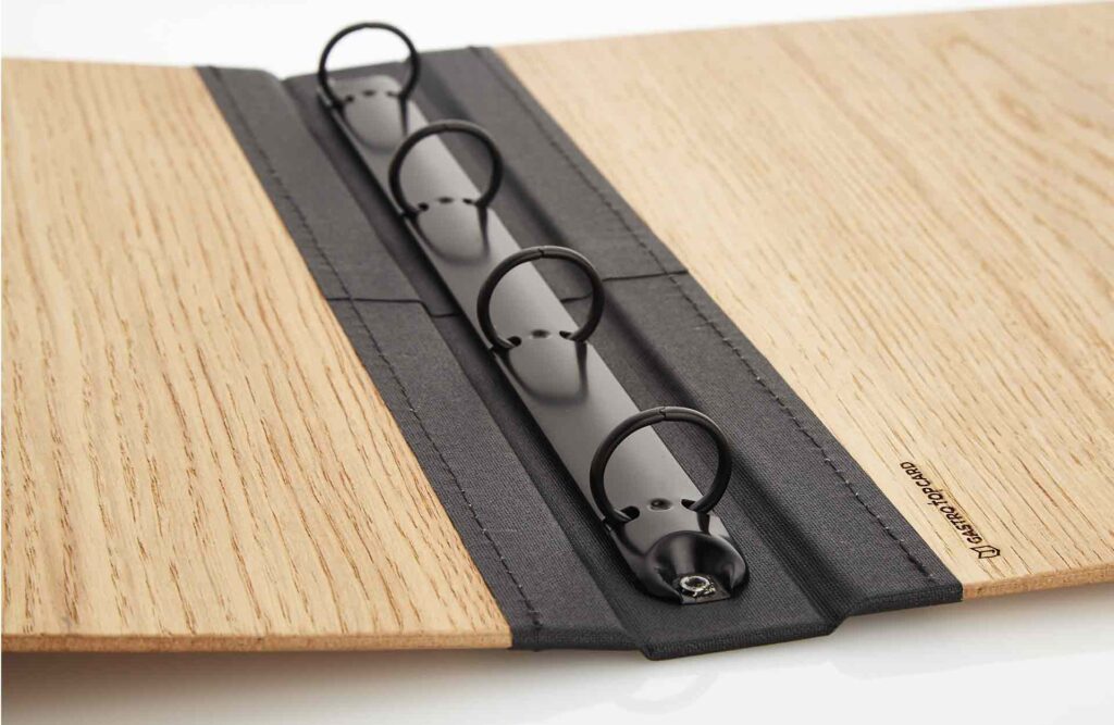 Gastrotopcard Speisekarten Zimmermappe Royal Woody MG