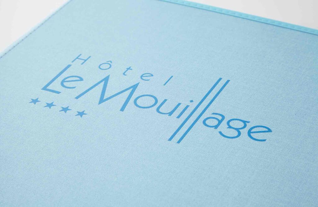 Gastrotopcard Zimmermappe Royal Medici in hellblau
