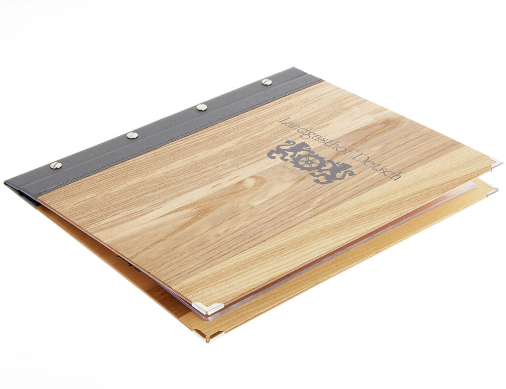 Holzmenu gastro mit schrauben MG
