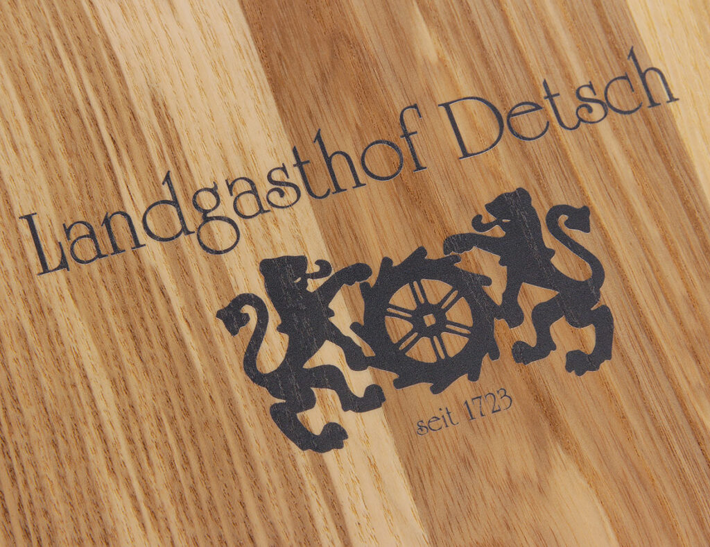 Holzmenu gastro mit schrauben MG