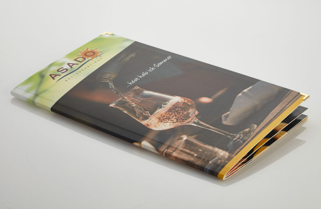 Infoma folder Menucovers Gastrotopcard Men