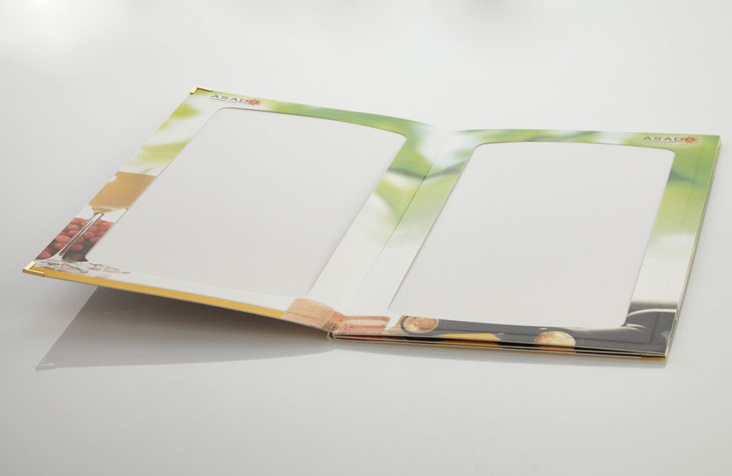 Infoma folder Menucovers Gastrotopcard Men
