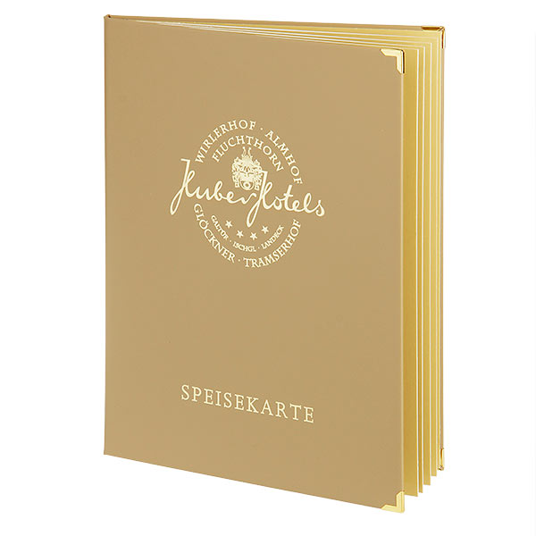 Klein lederkarte speisekartenmappen gastrotopcard