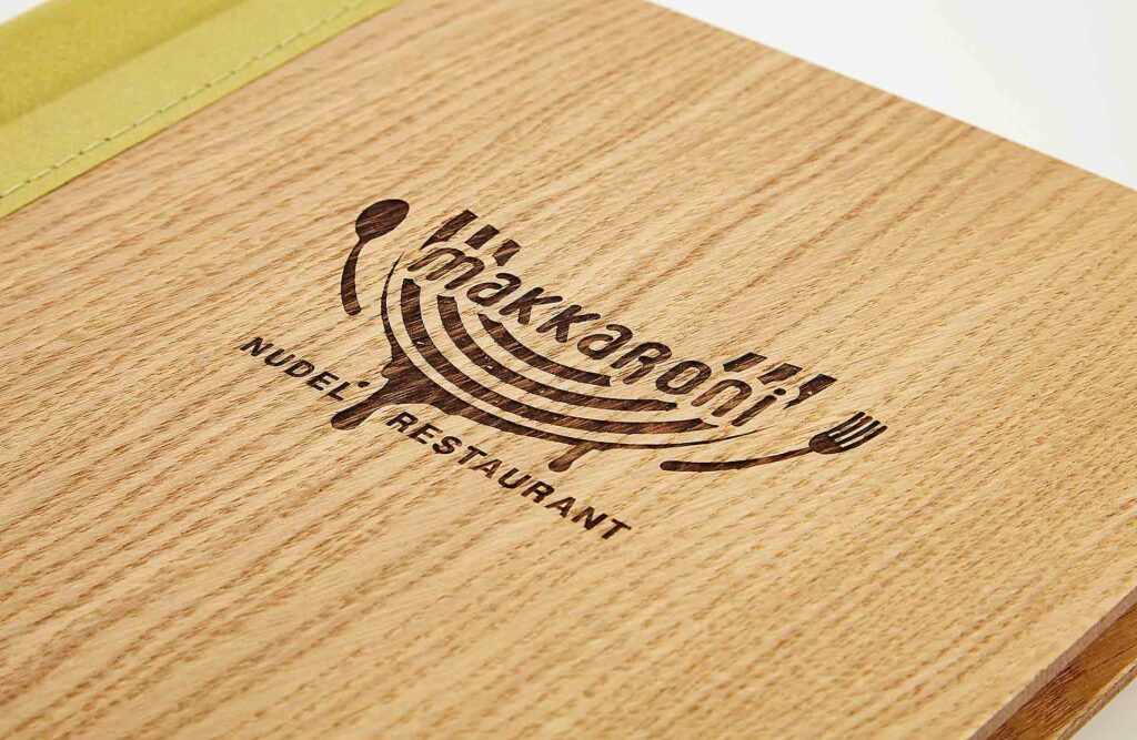 Gastrotopcard Speisekarten Quickfix Woody Eiche