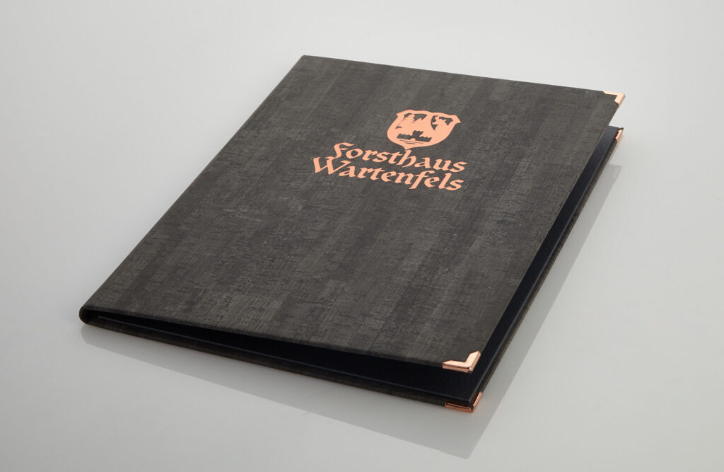 Restaurant menu menucovers Gastrotopcard Speisekarten