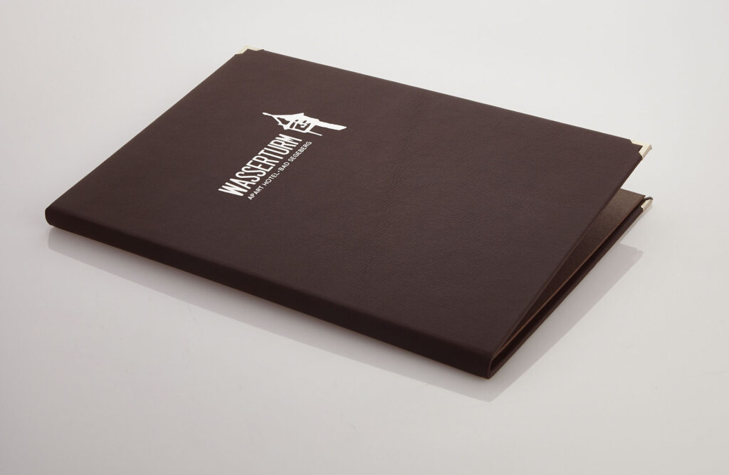 Restaurant menu menucovers Gastrotopcard Speisekarten