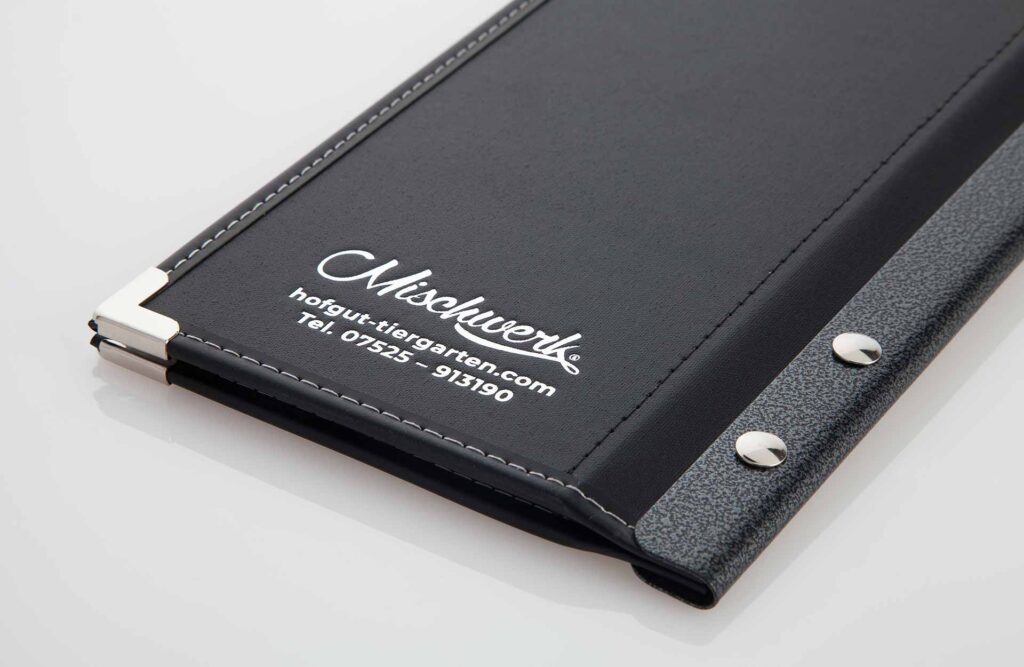 Speisekarte Modell Jubilar von Gastrotopcard