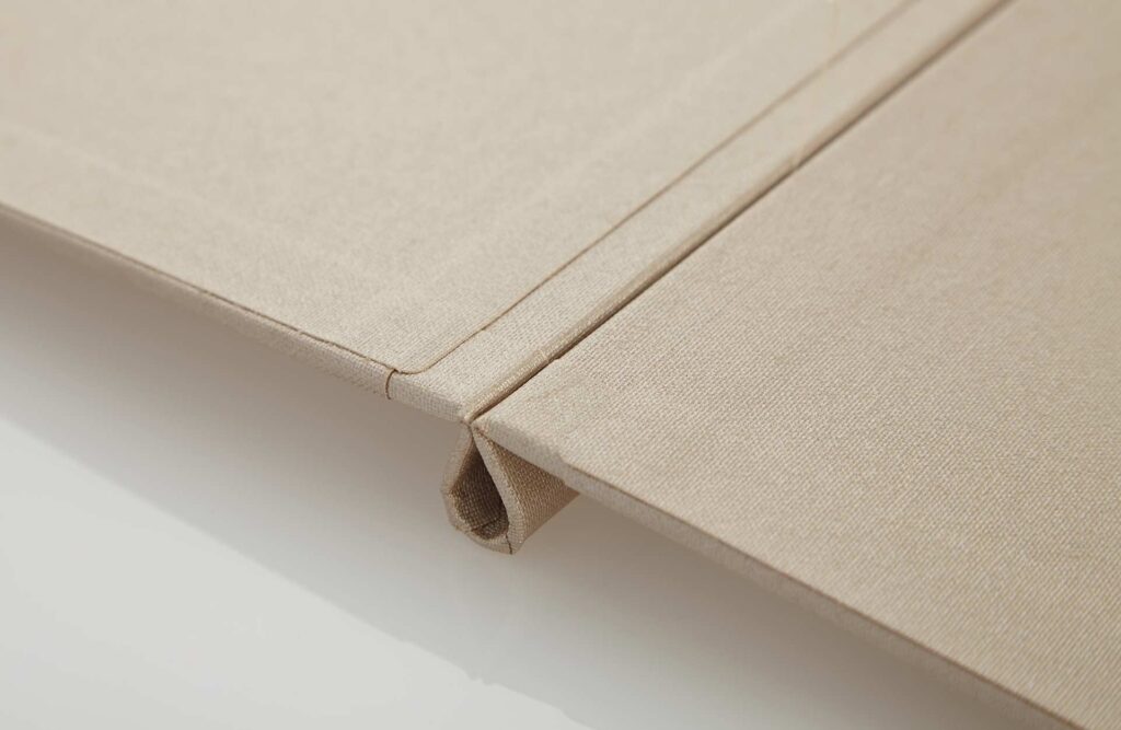 Speisekarte Klemmkarte in Beige aus Medici