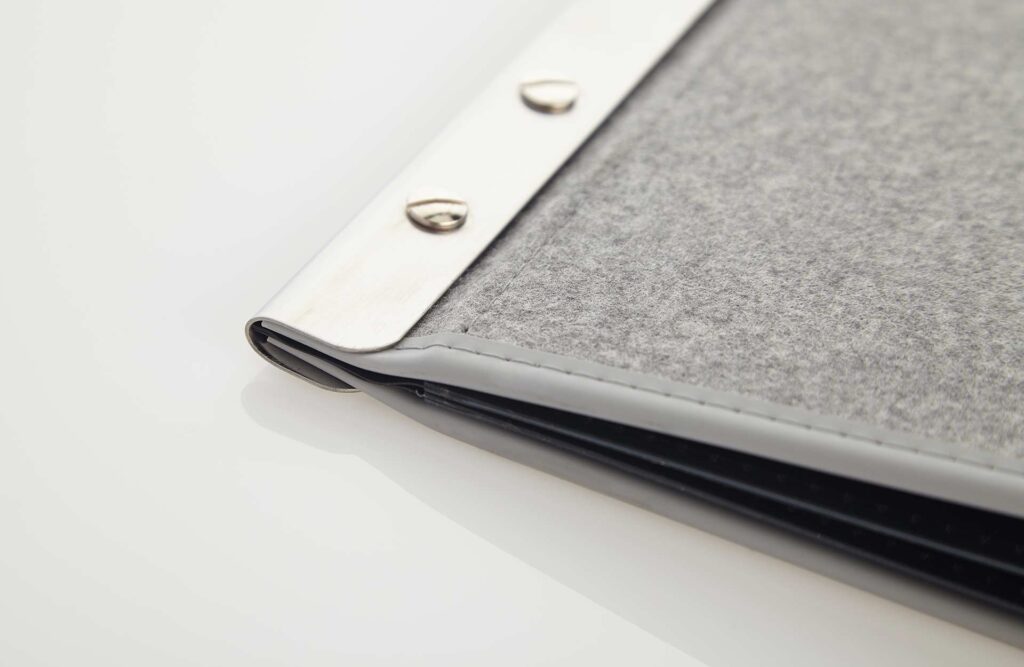 Speisekarte Modell Jubilar aus Loden von Gastrotopcard