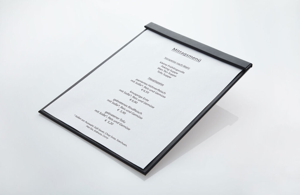 Nabídka menu Gastrotopcard