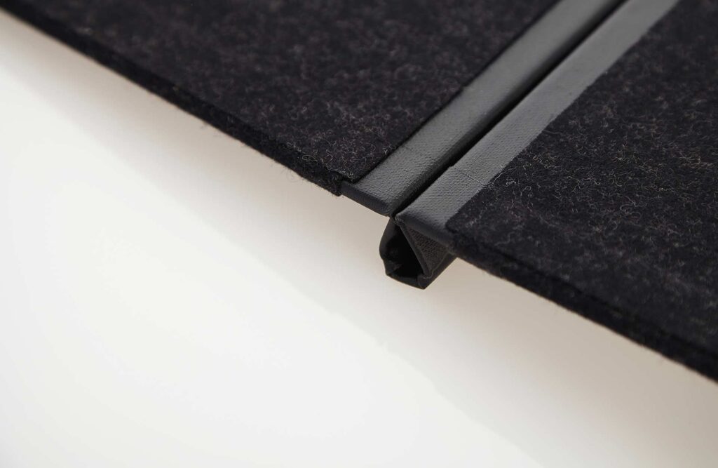 Speisekarte Modell Quickfix aus Loden mit Stick von Gastrotopcard